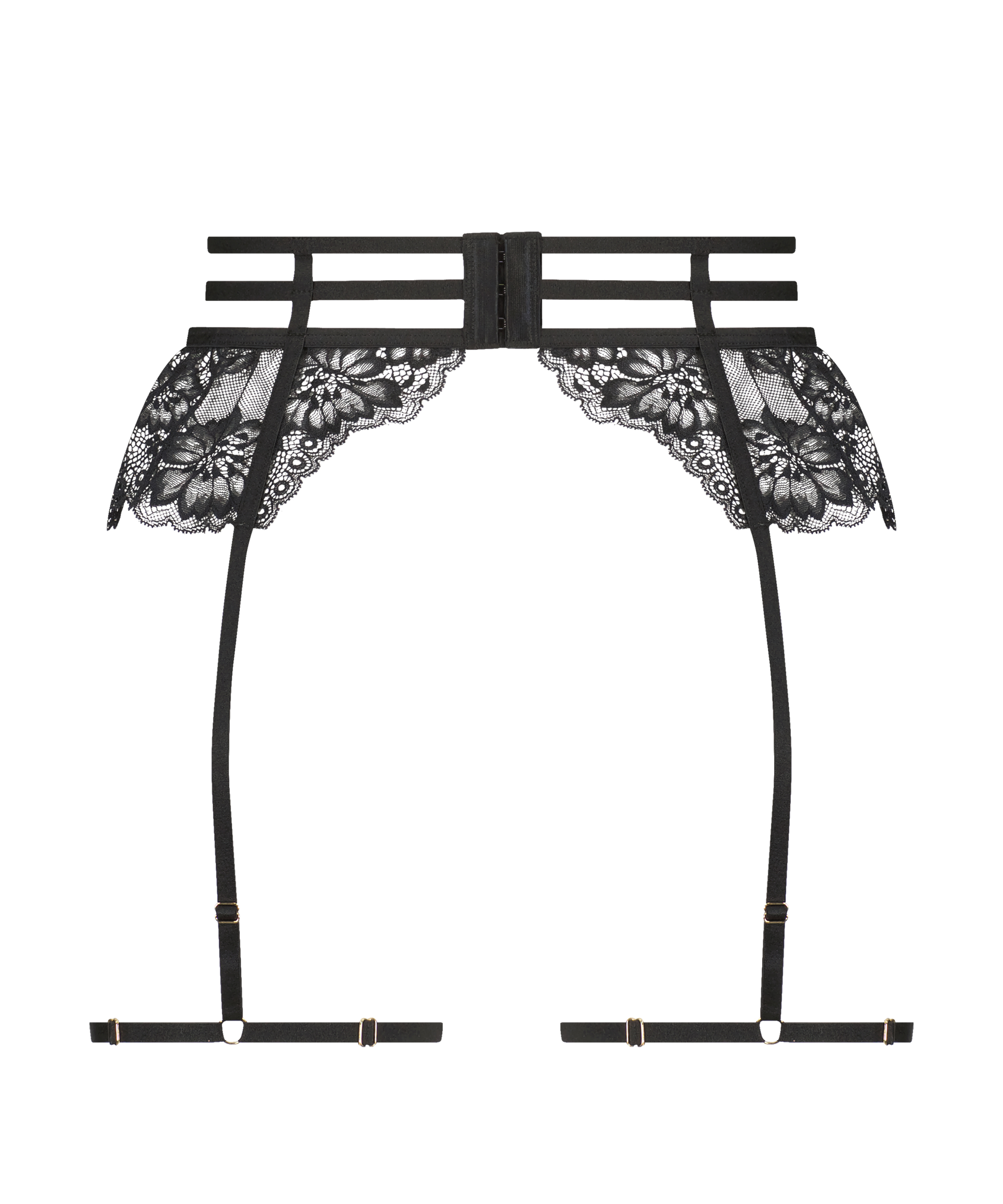 Porte-jarretelles Roxanne, Noir, main