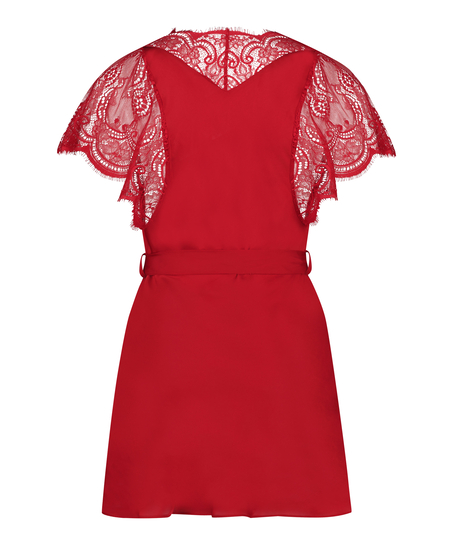 Kimono Satin Coco, Rouge