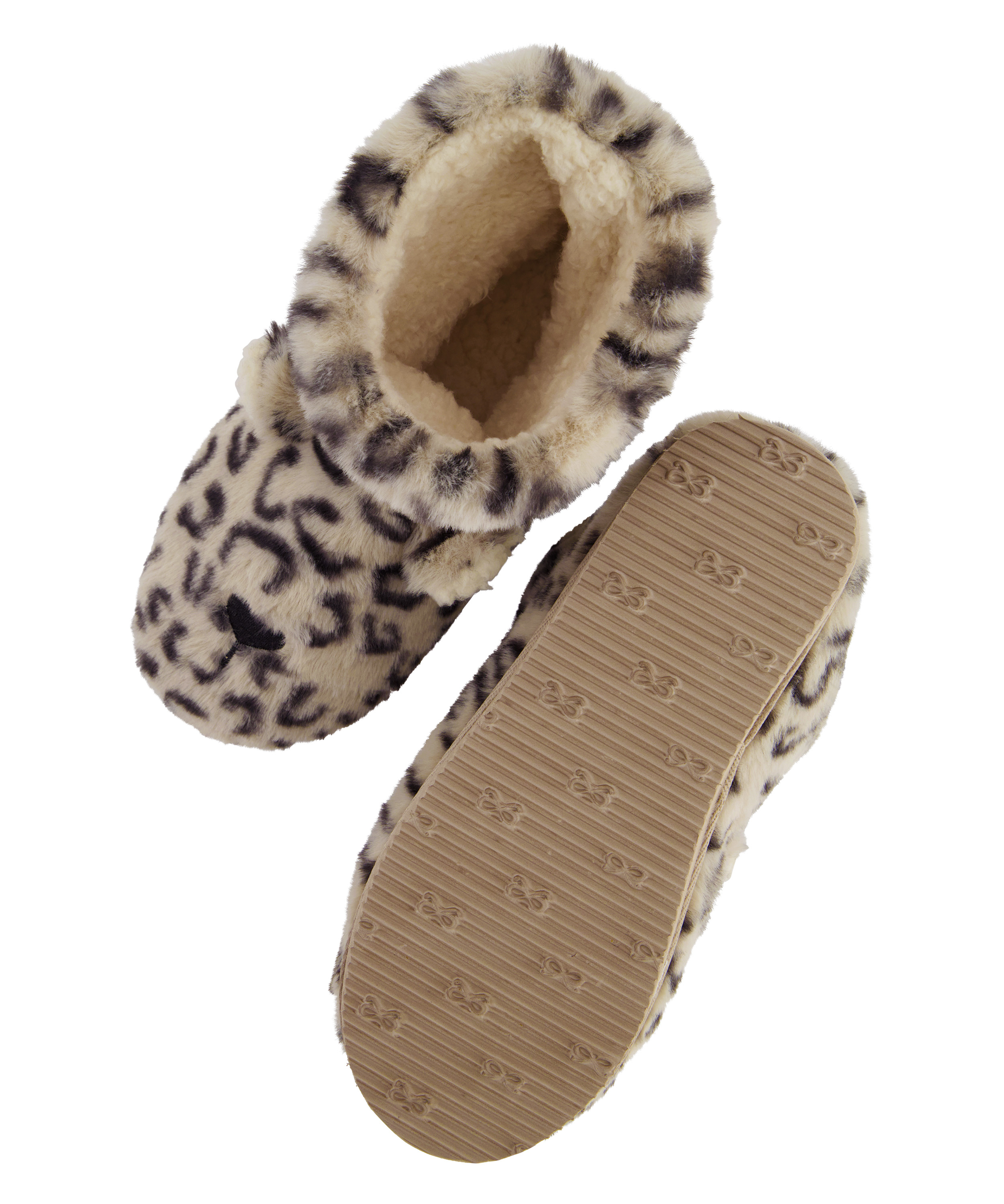 Pantoufles Leopard Print Boot, Beige, main