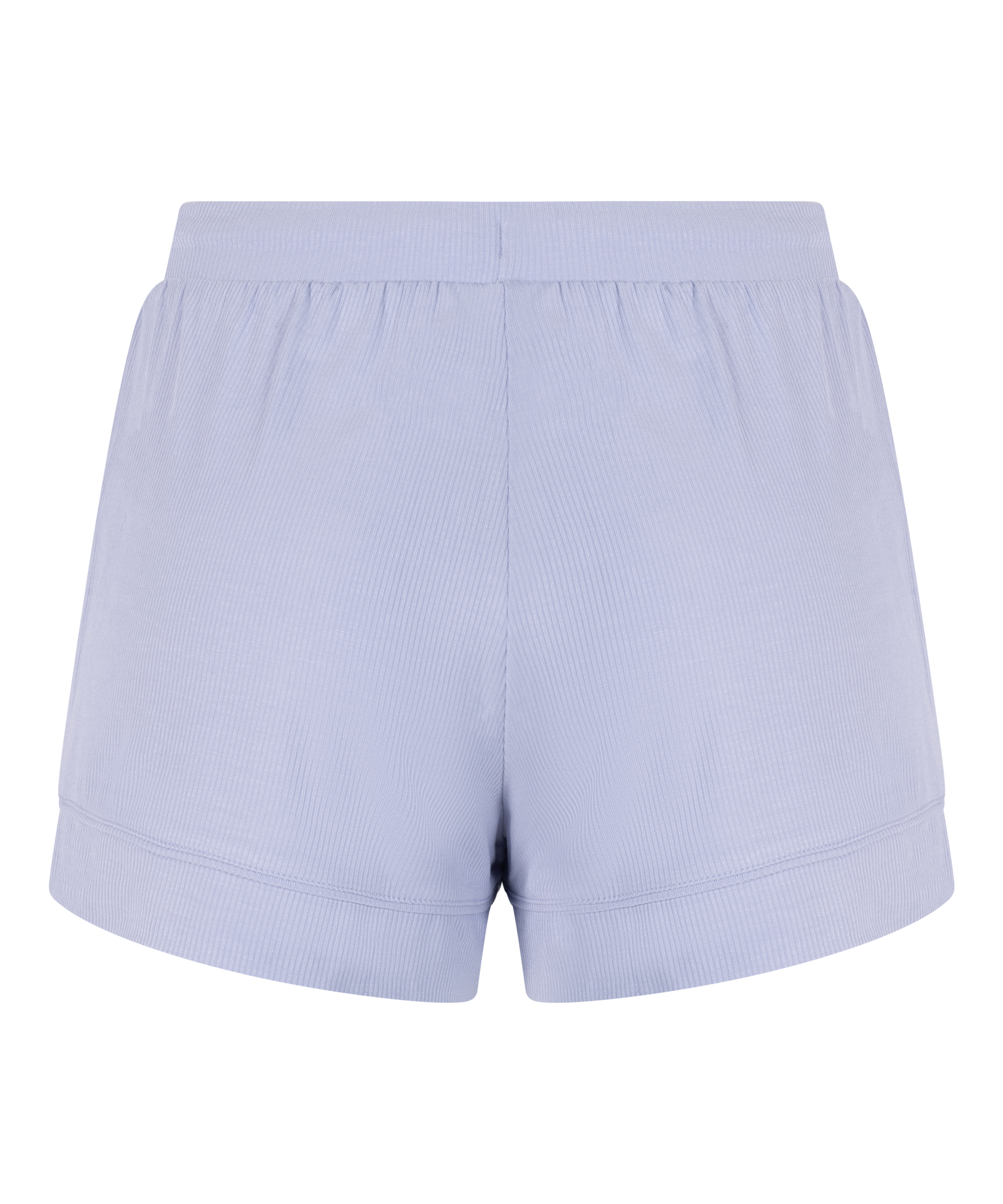Short en jersey c&ocirc;tel&eacute; Essential, Bleu, main