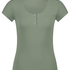 Haut de pyjama manches courtes Henley, Vert