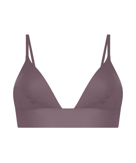 Triangle Brassière Smooth, Marron
