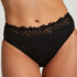 Slip taille haute Diva, Noir