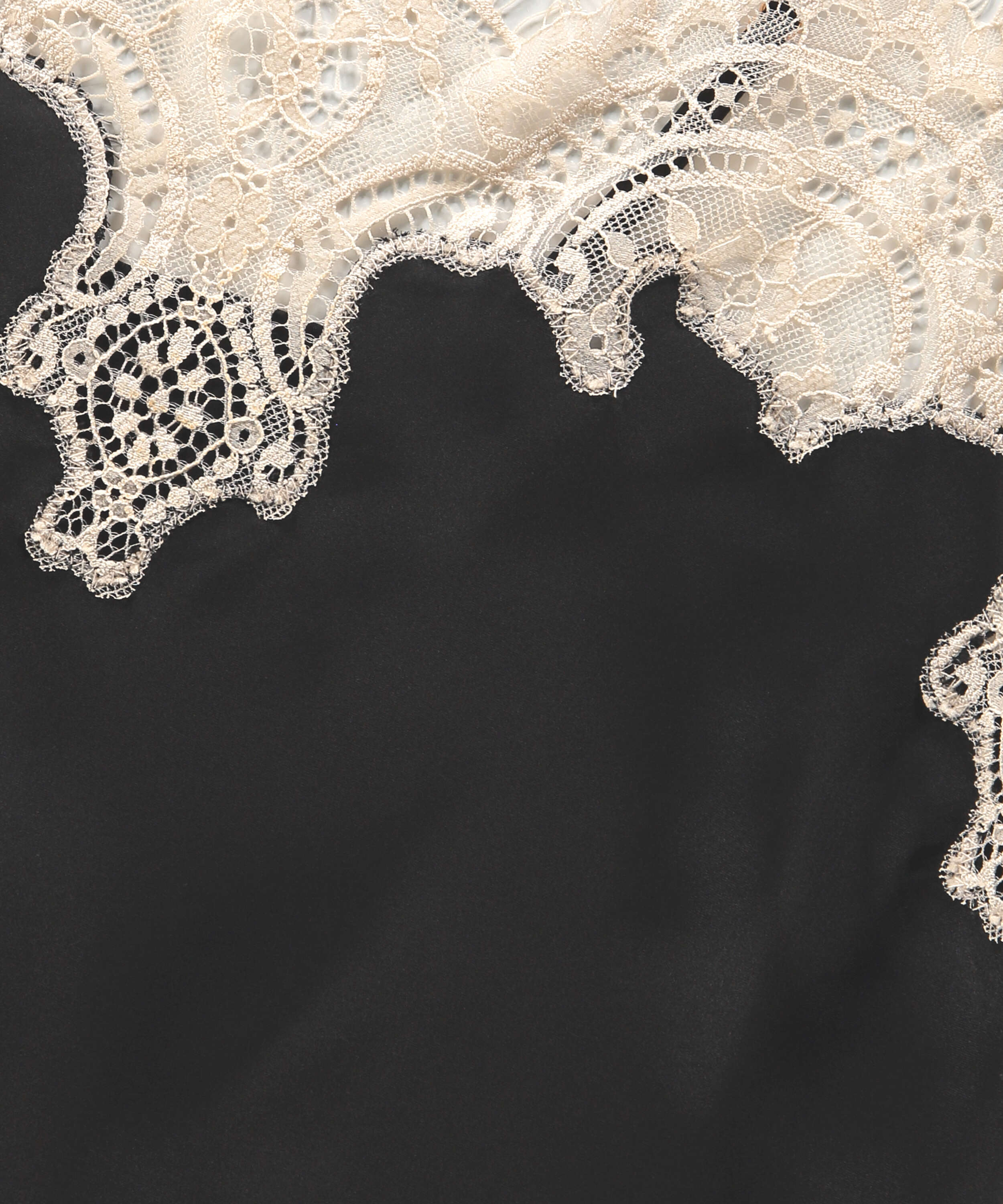 Ensemble pyjama Satin , Noir, main