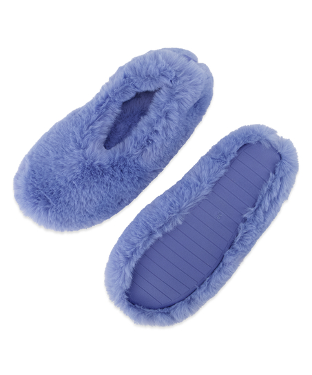 Chaussons ballerine, Bleu