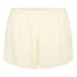 Short en satin Minimal, Jaune