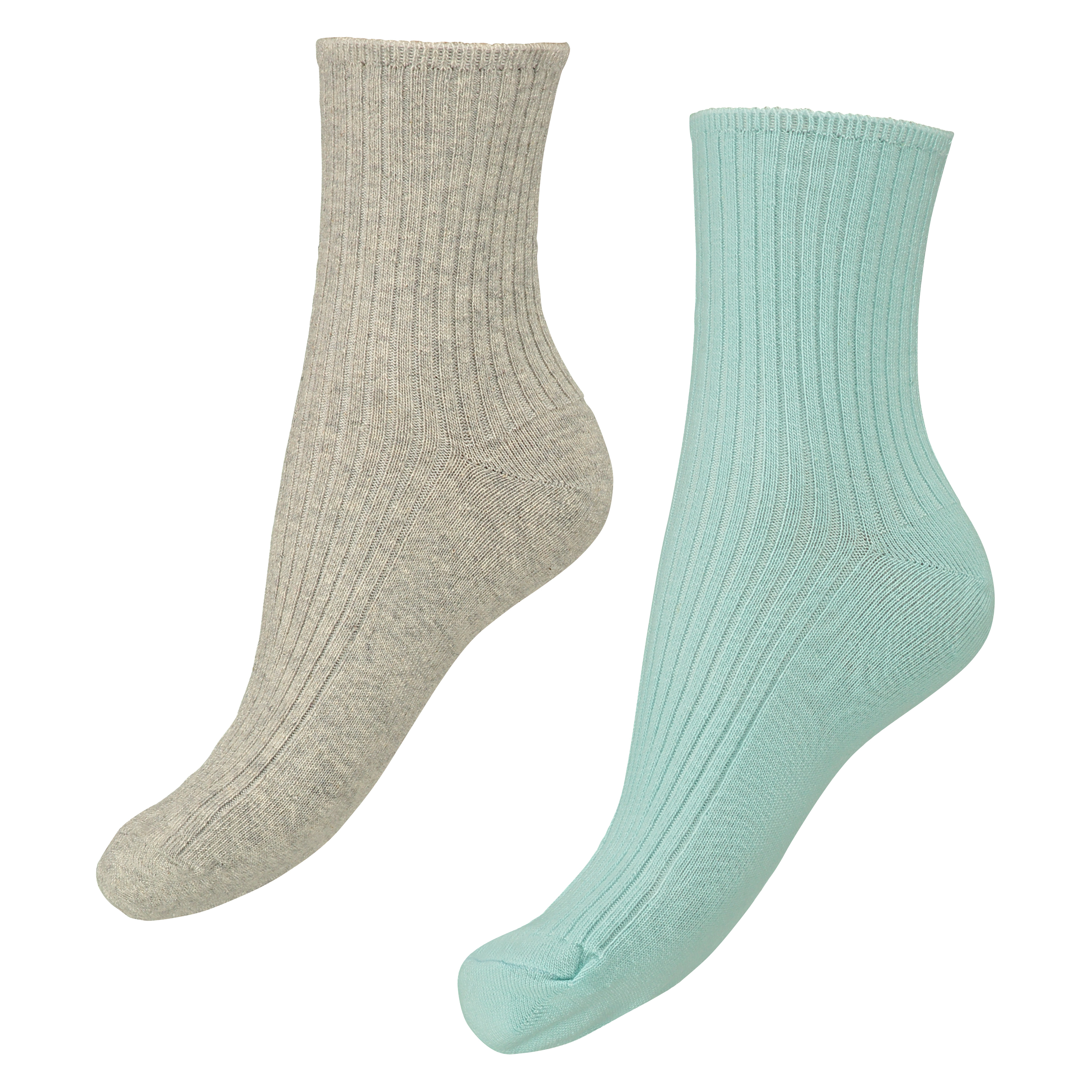 2 paires de Chaussettes, Bleu, main
