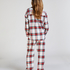 Haut de Pyjama Flanel, Blanc