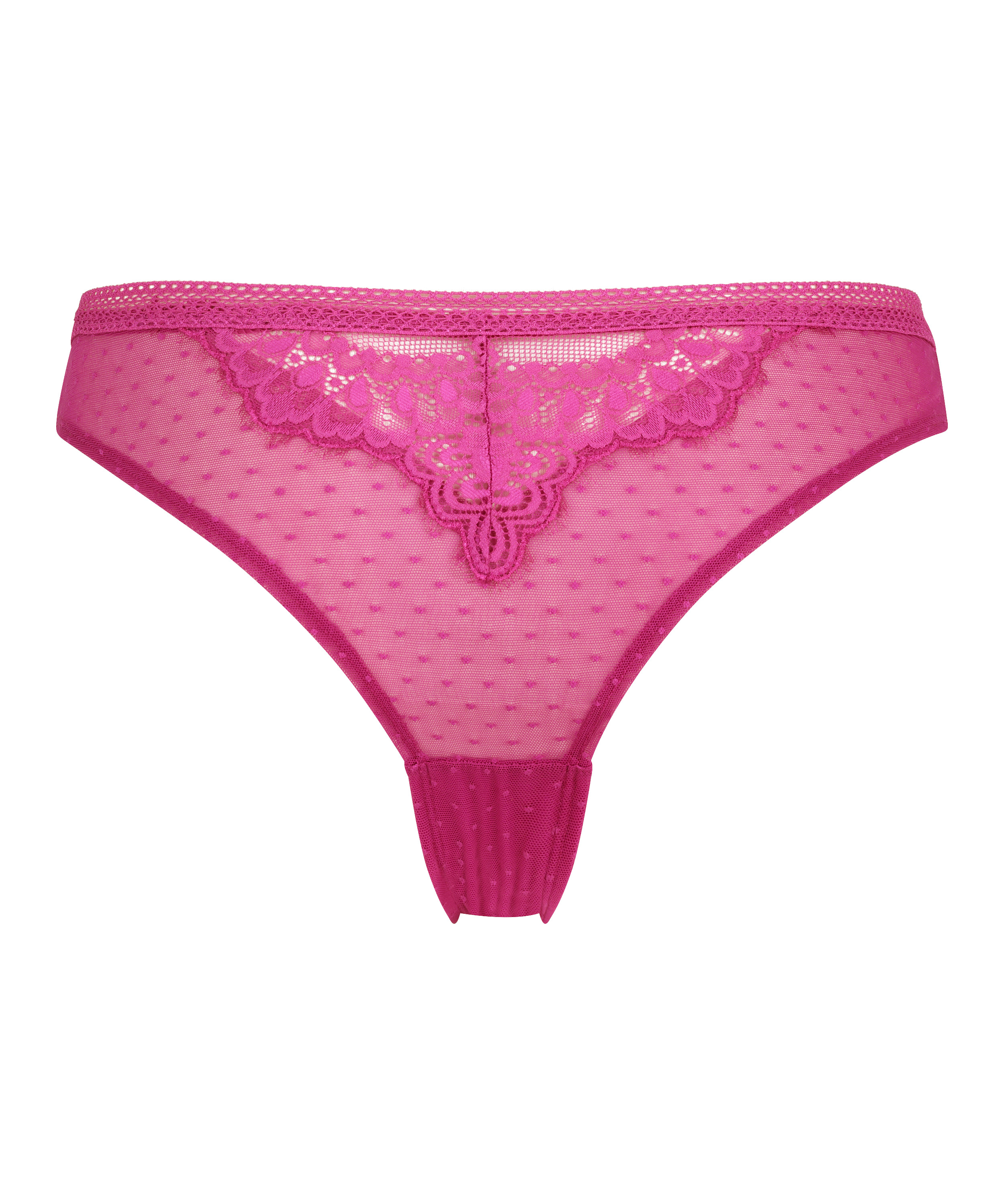 Slip brésilien Bessie, Rose, main