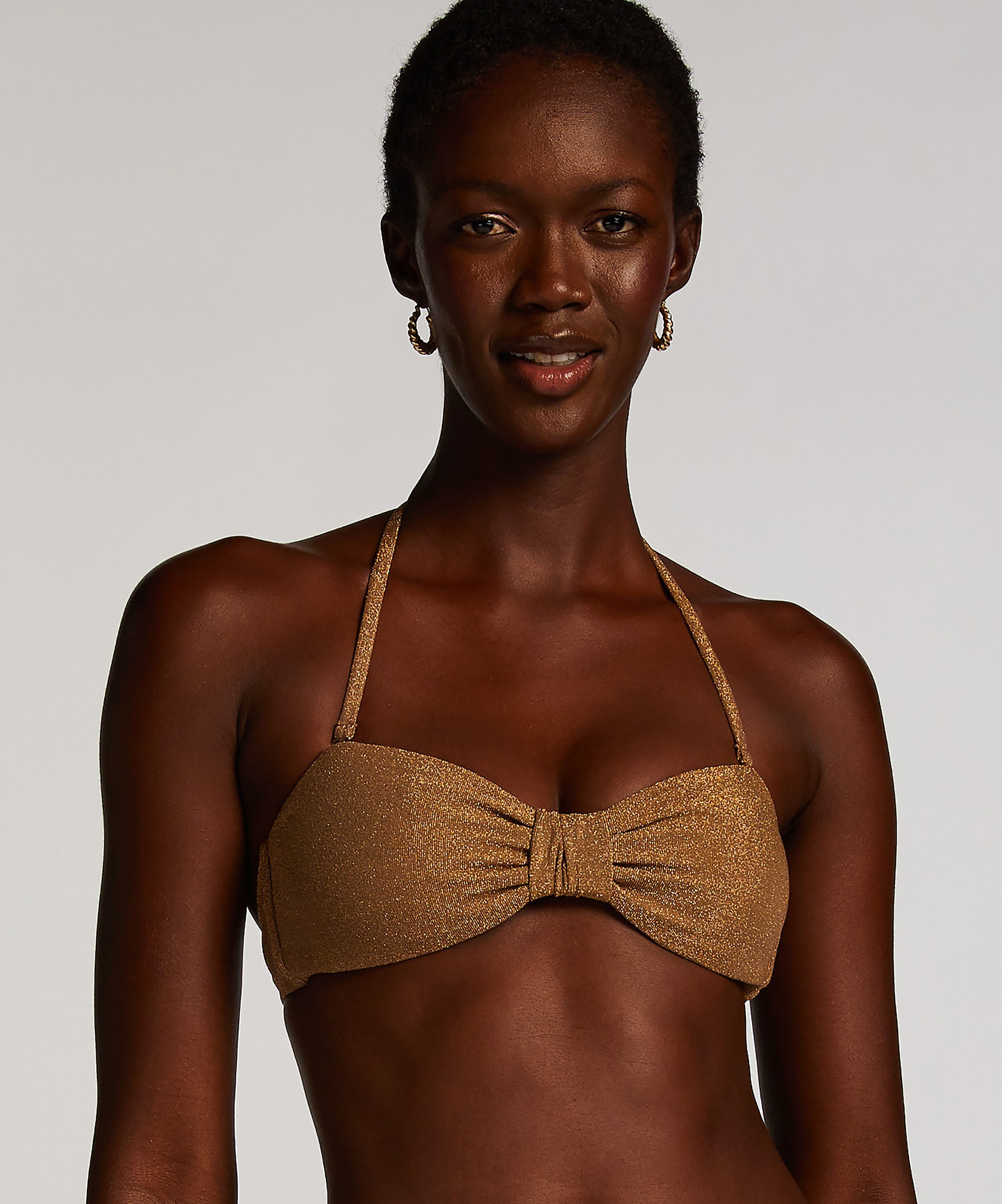 Haut de bikini bandeau Goldie Shimmer