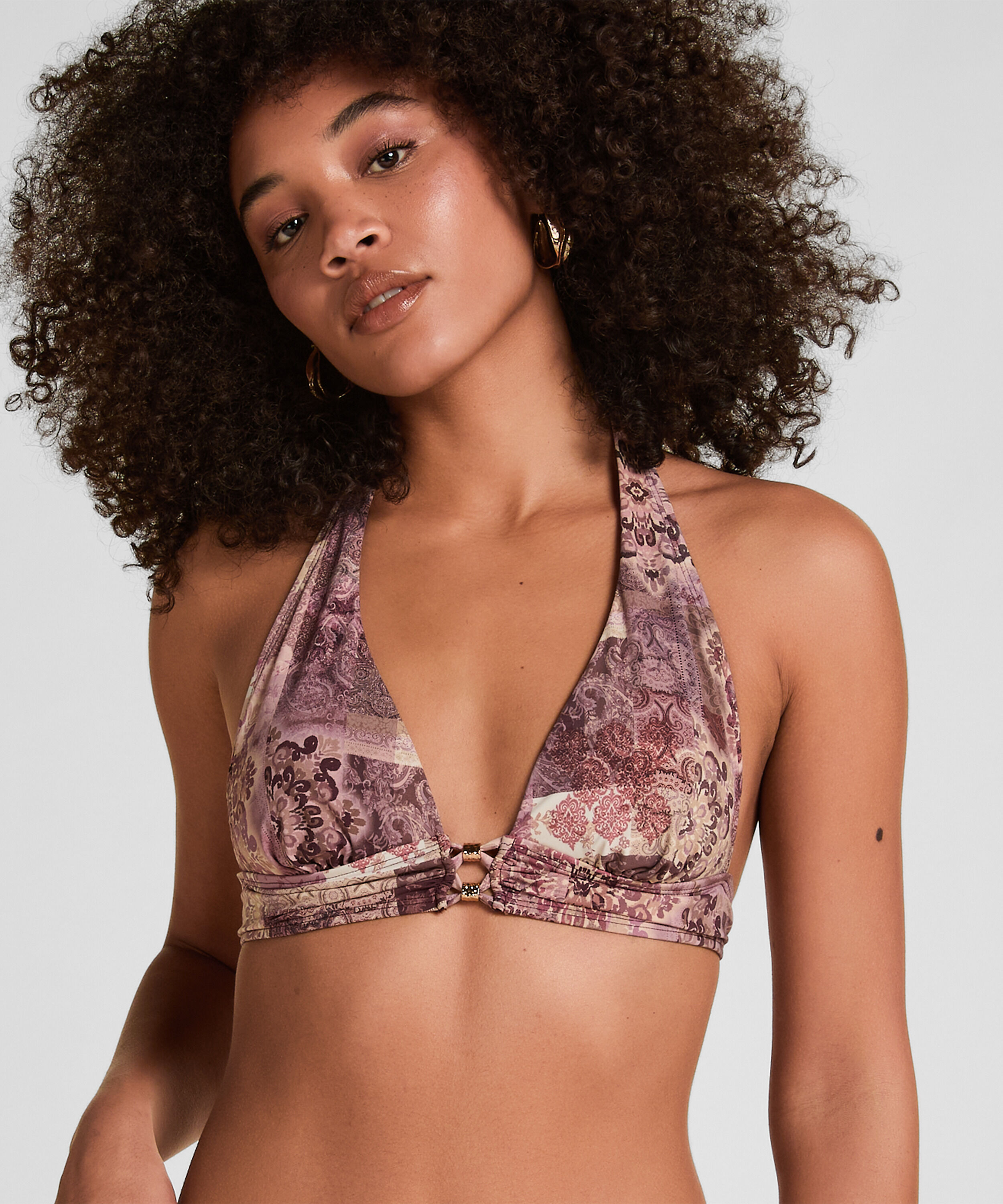 Triangle Bikini Top Ibiza, Violet Triangle Bikini Top Ibiza, Violet