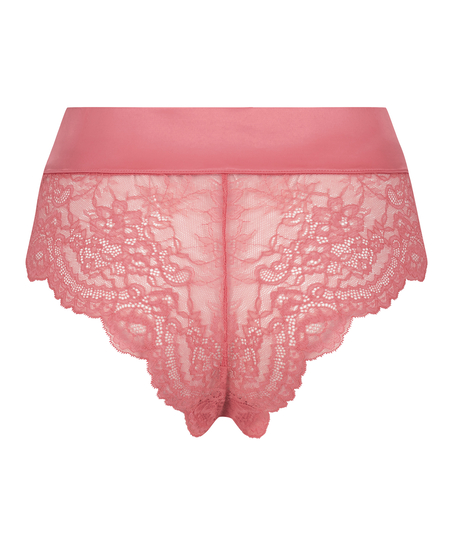Slip brésilien taille haute Iyana, Rose