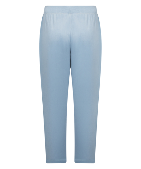 Tall Pantalon de pyjama Velours, Bleu