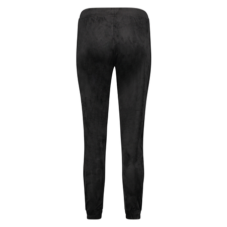 Pantalon de jogging Velours Lurex, Noir