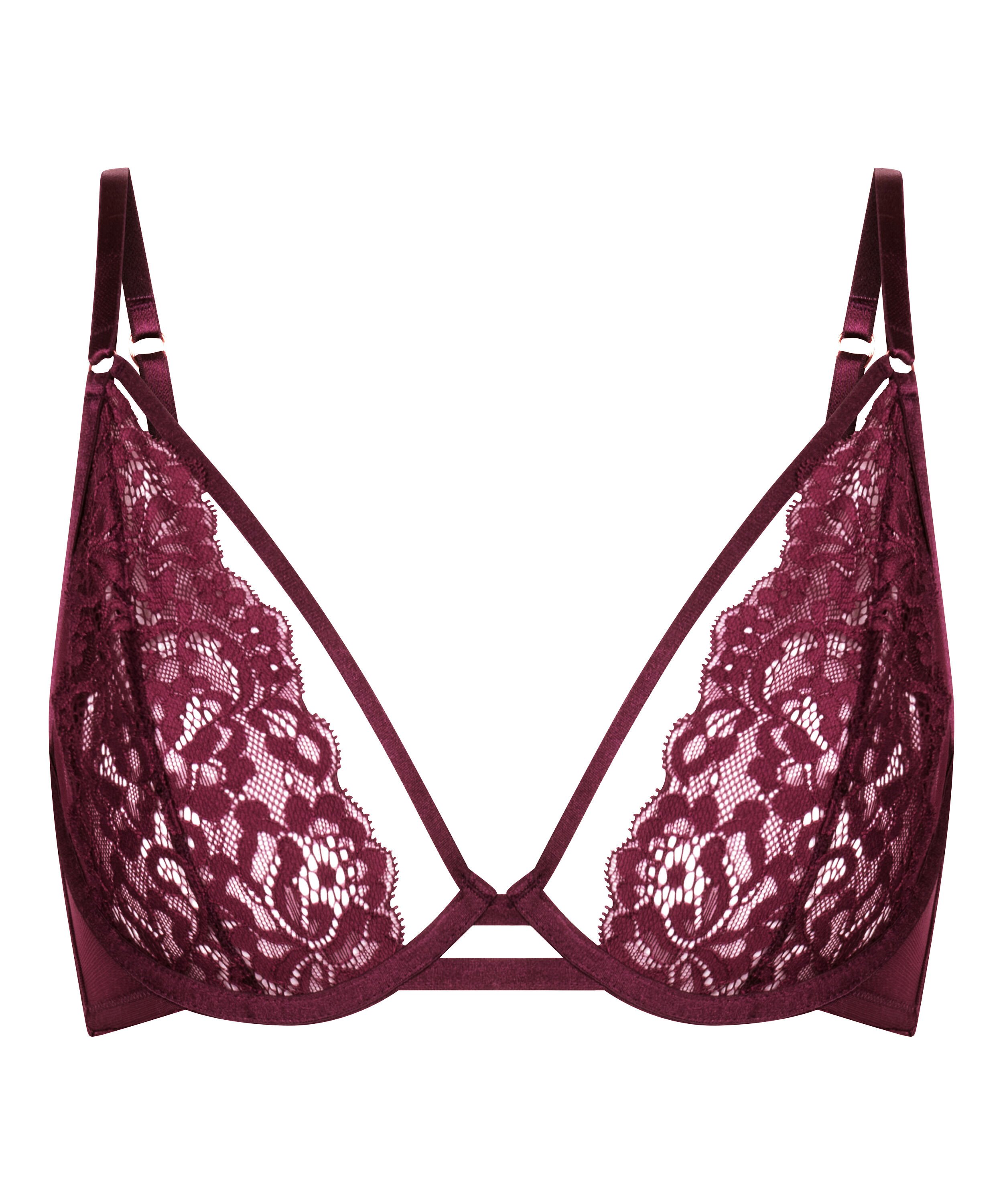 Soutien-gorge &agrave; armatures non-pr&eacute;form&eacute; Cinnamon, Rouge
