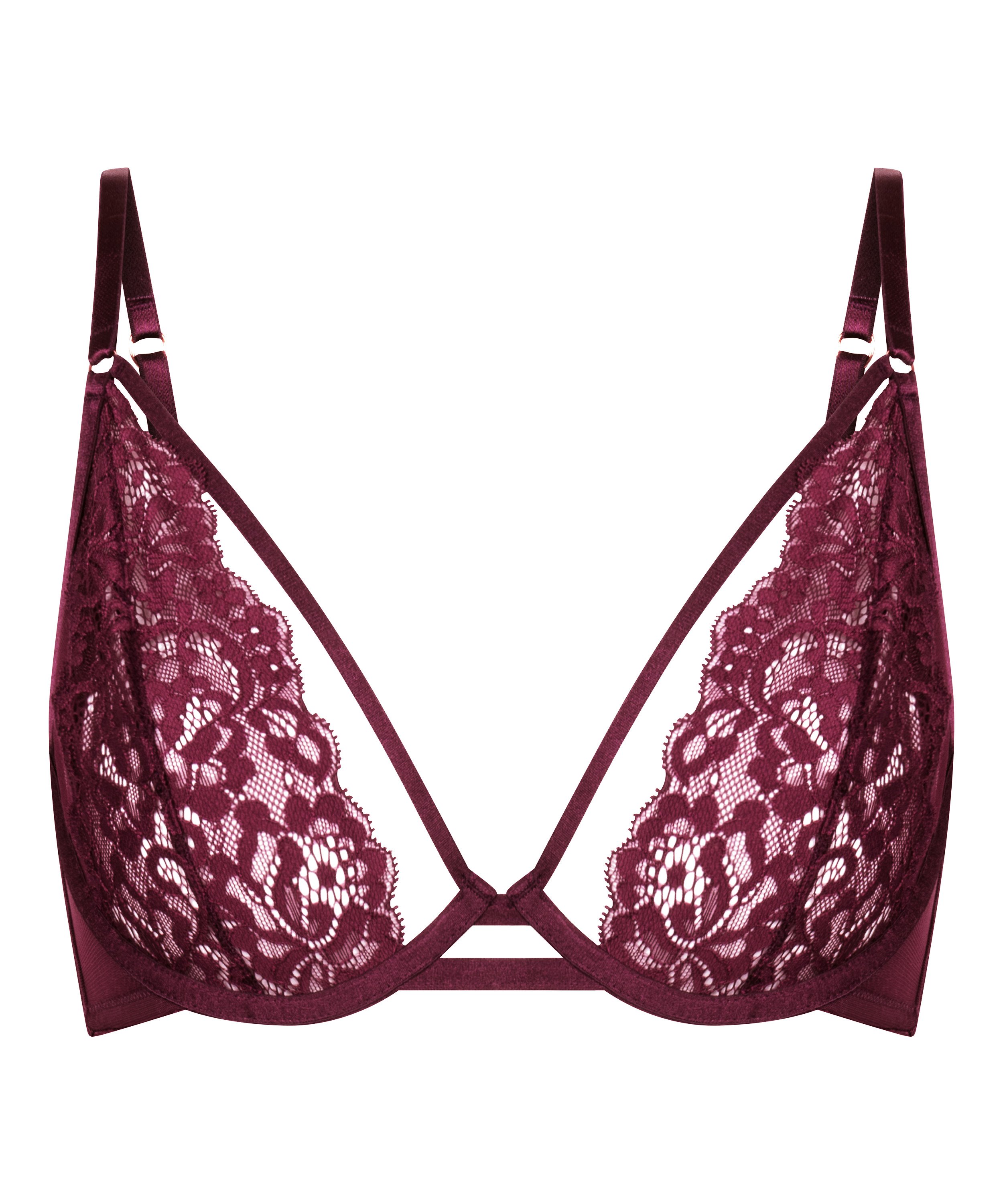Soutien-gorge à armatures non-préformé Cinnamon, Rouge, main