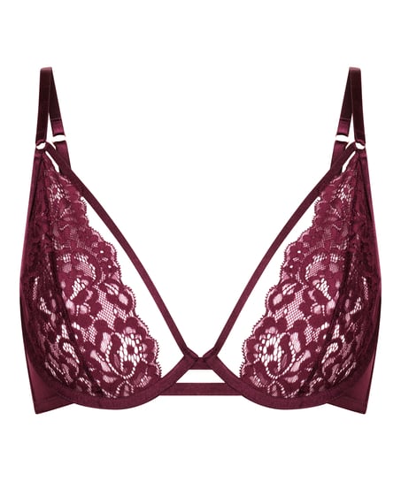 Soutien-gorge à armatures non-préformé Cinnamon, Rouge
