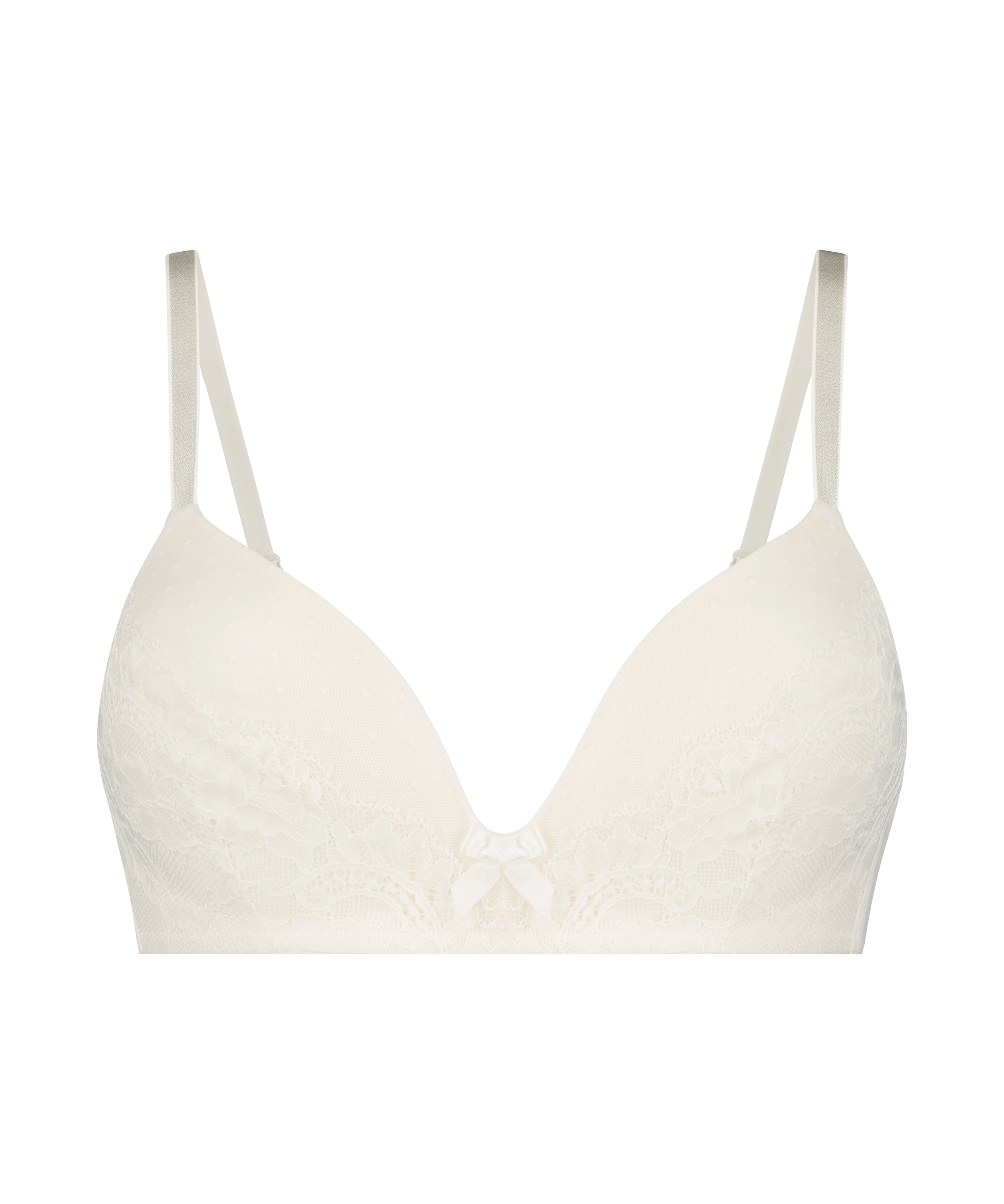 Soutien-gorge préformé sans armatures Valerie, Blanc, main