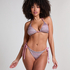 Haut de bikini triangle Cali, Rose