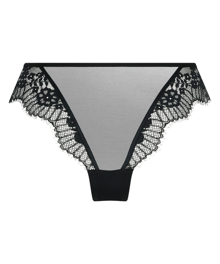 Slip brésilien Daphne, Noir