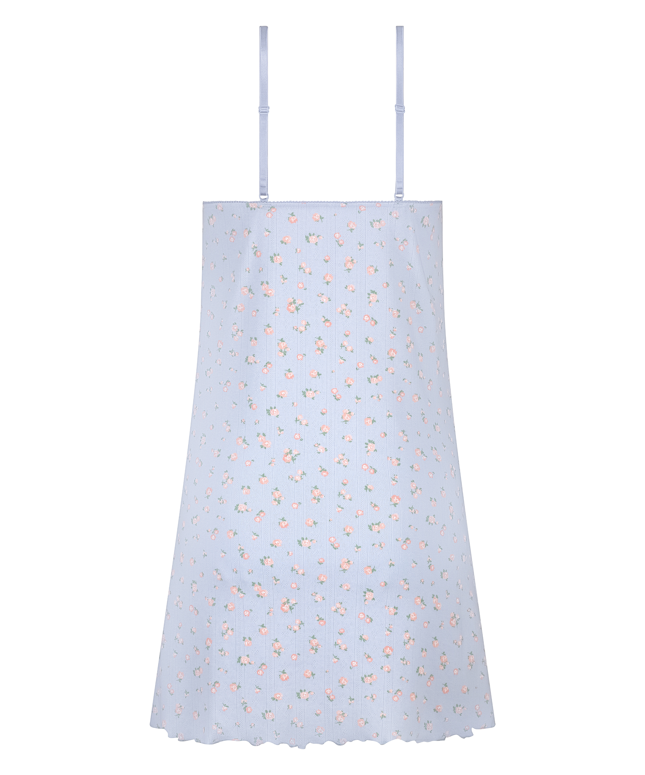 Nuisette Pointelle, Bleu, main