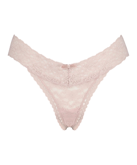 String en V taille extra basse, Rose