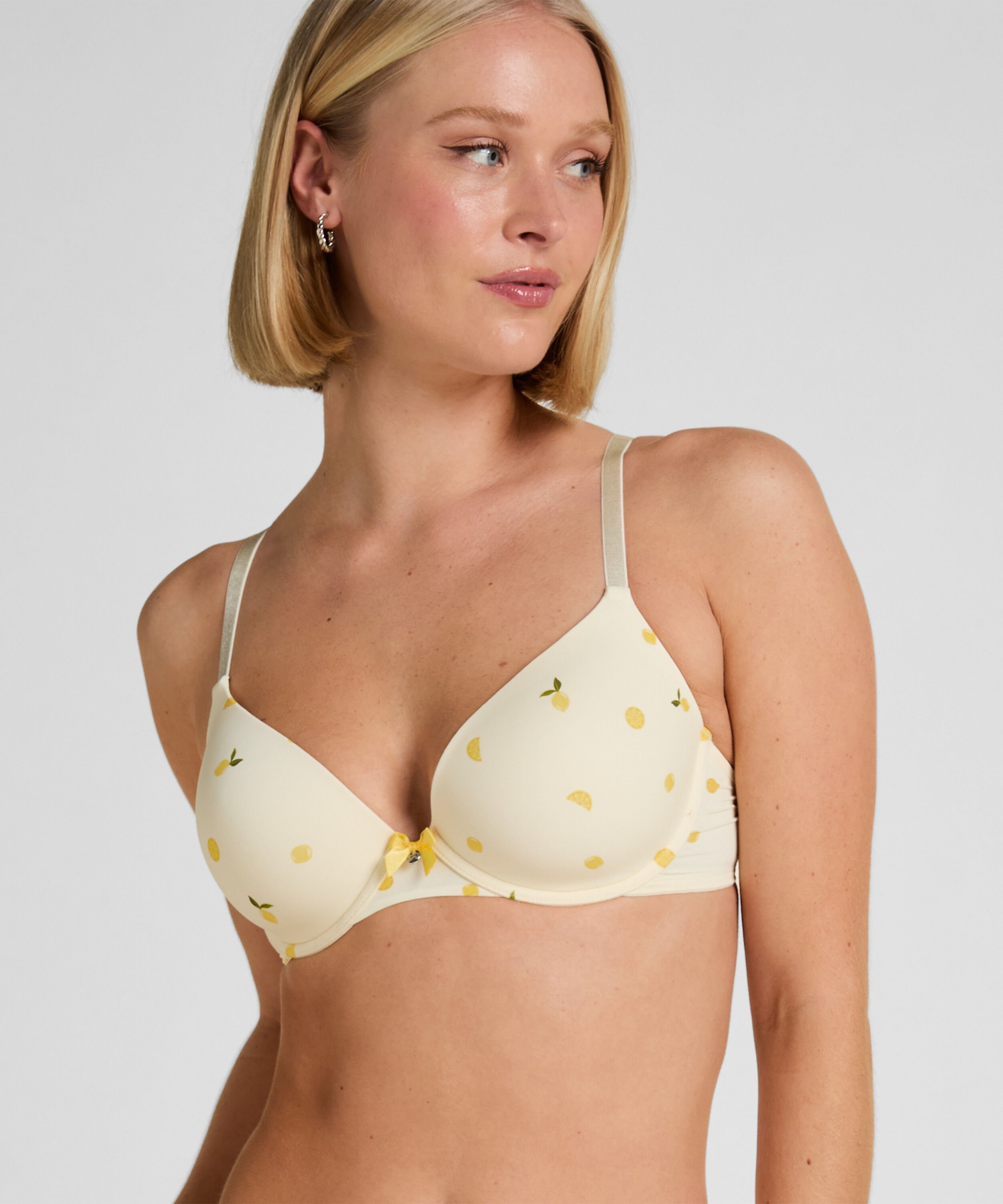 Soutien-gorge à armatures préformé Plunge, Jaune
