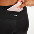 Legging de sport taille régulière HKMX, Noir