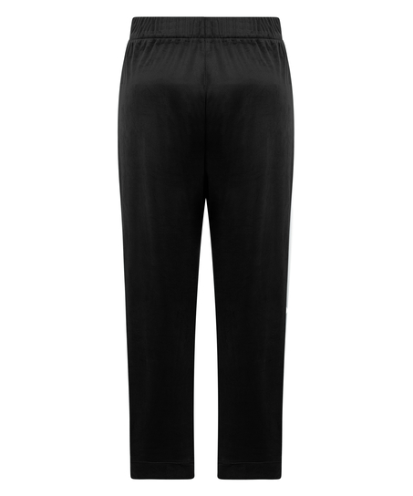 Pantalon de pyjama Velours, Noir