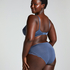 Slip taille haute Sophie, Bleu