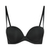 Soutien-gorge maximiseur préformé sans bretelles, Noir