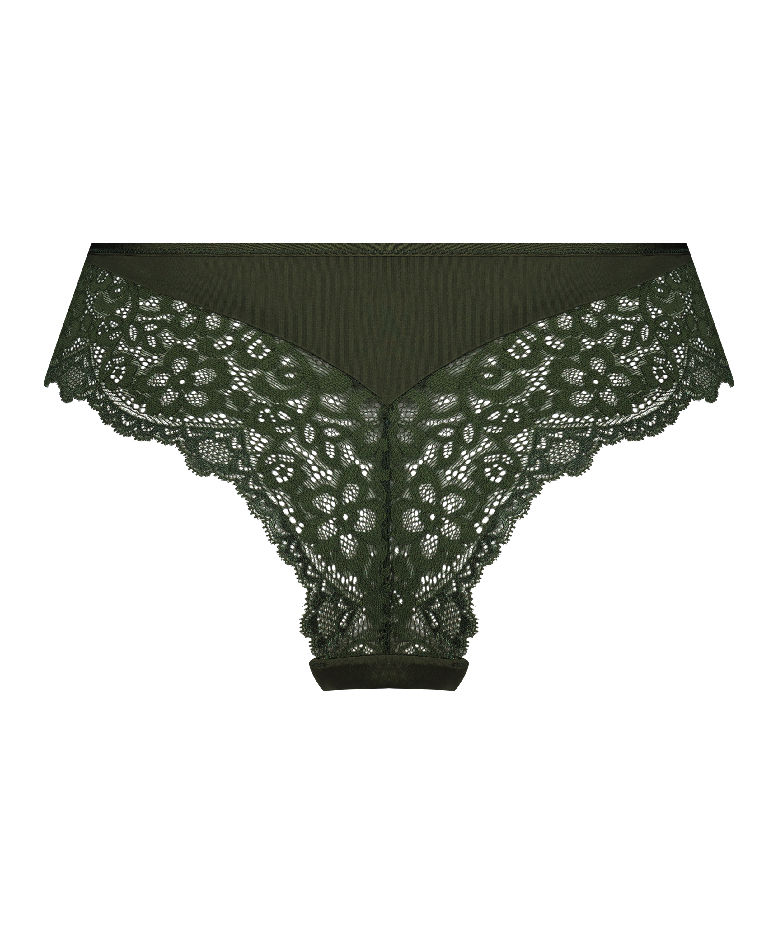 Slip brésilien Marine, Vert, main