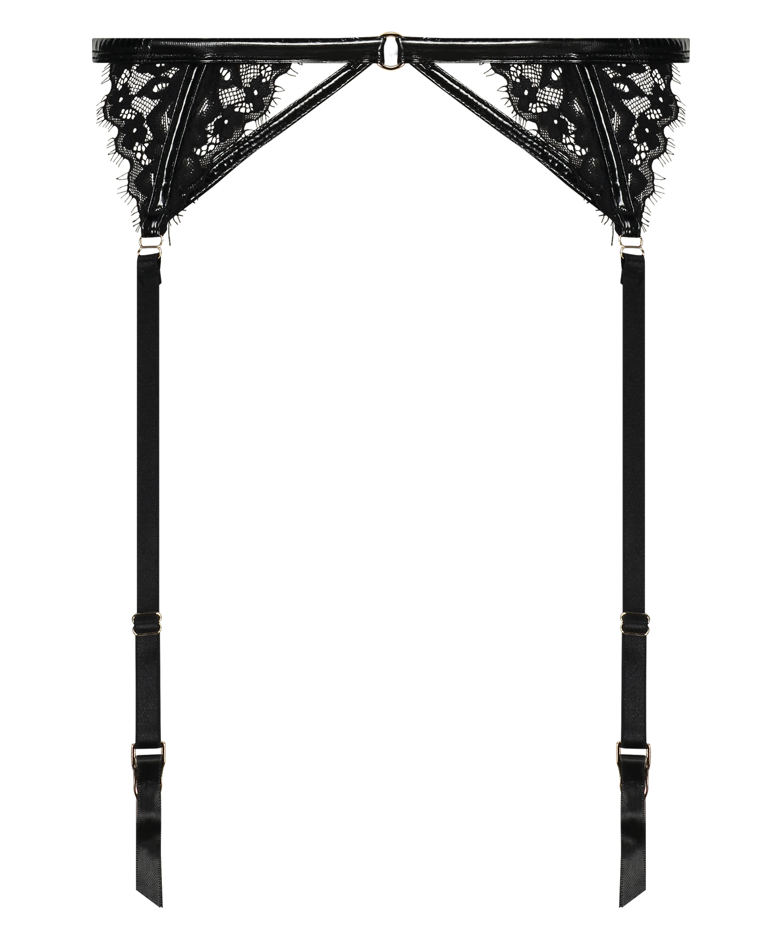 Porte-jarretelles Kali, Noir, main