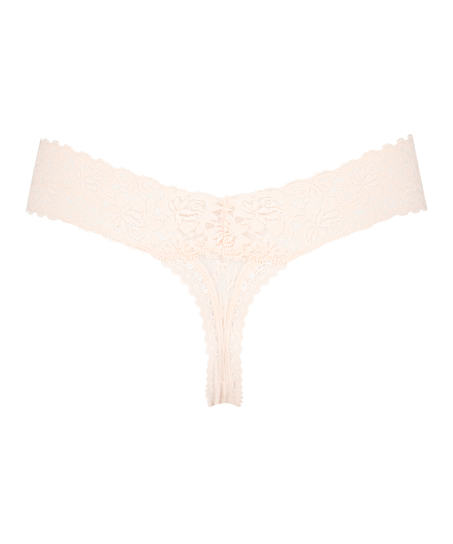 String en V taille extra basse, Rose
