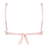 Haut de bikini croptop Seychelles, Rose
