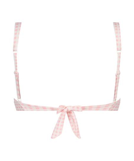 Haut de bikini croptop Seychelles, Rose