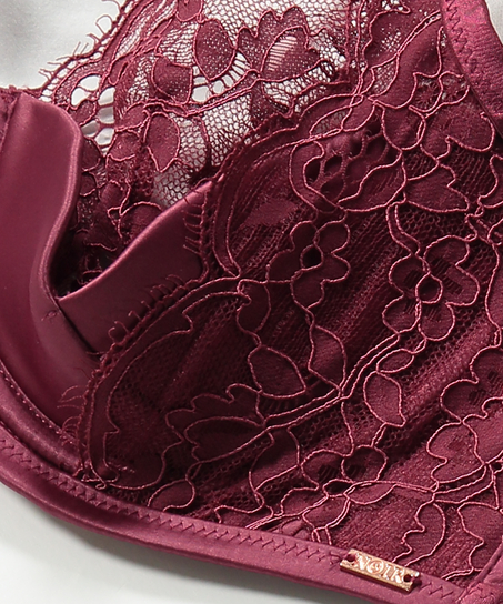 Soutien-gorge bustier préformé Poppy, Rouge