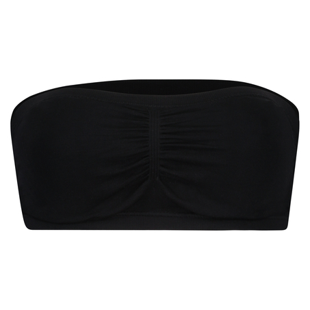 Top bandeau Seamless, Noir