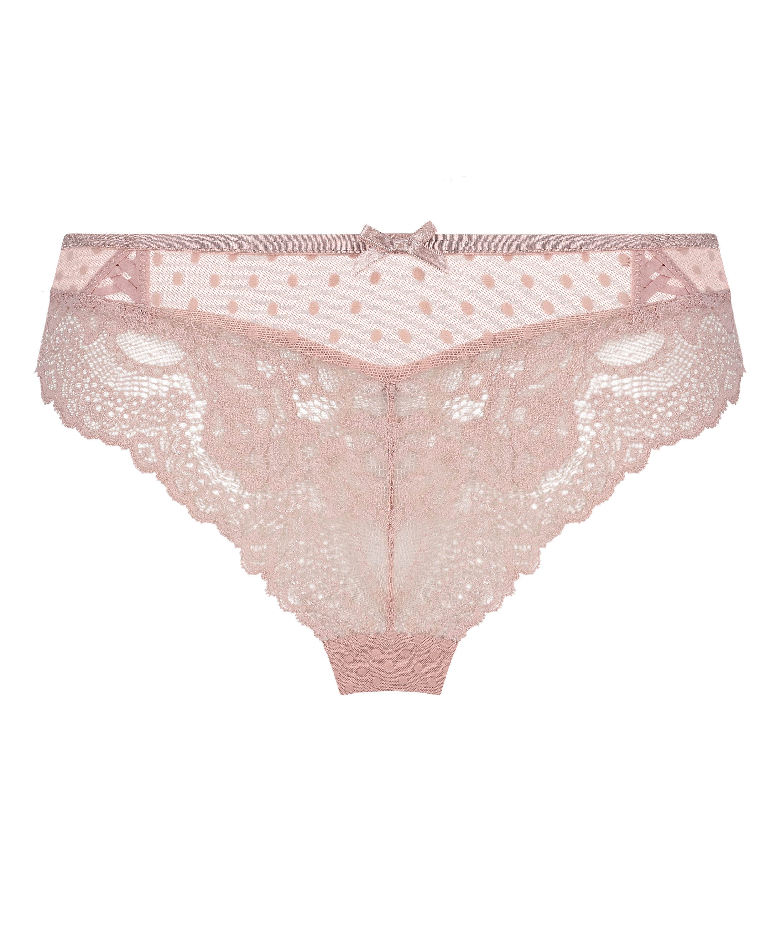 Slip brésilien Tonia, Rose, main