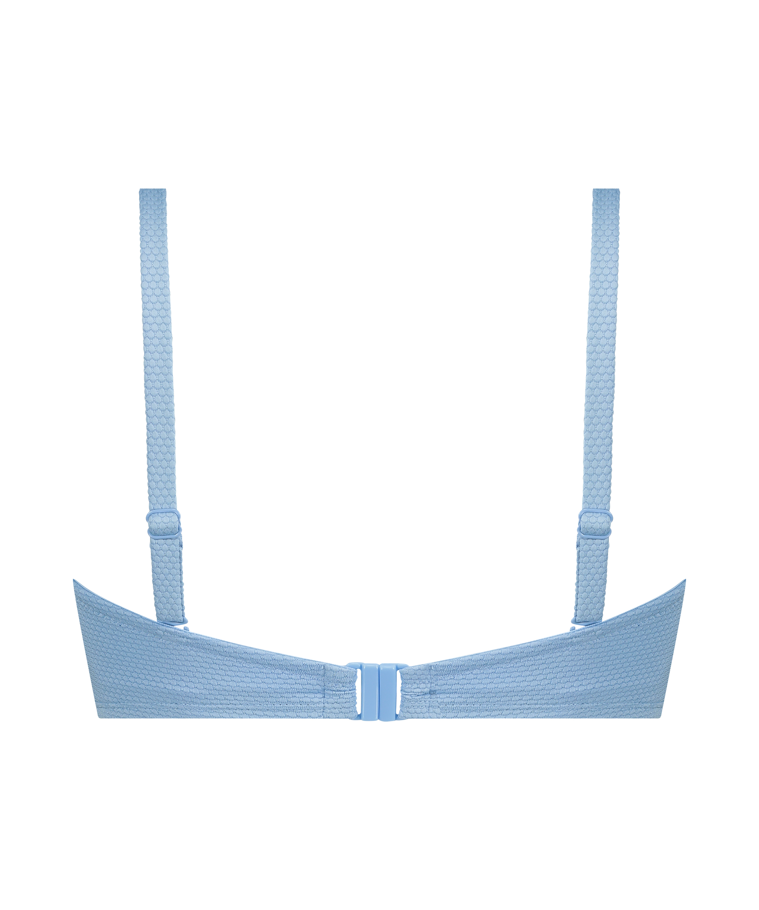 Haut de bikini à armatures à effet push-up préformé Scallop Taille A - E, Bleu, main