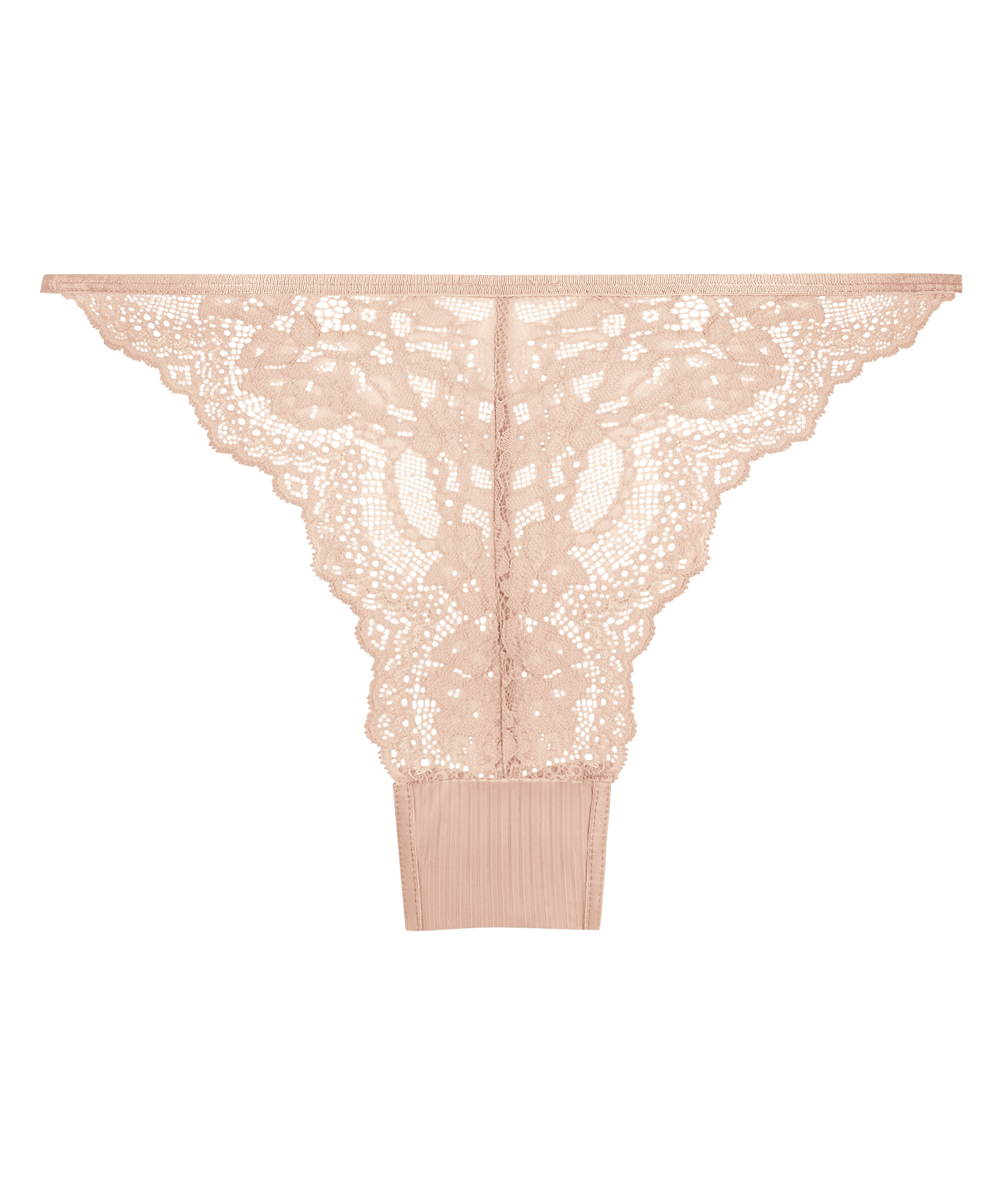 Slip brésilien jambes hautes Kaiden, Beige, main