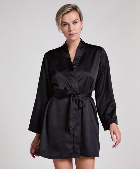 Kimono Satin, Noir