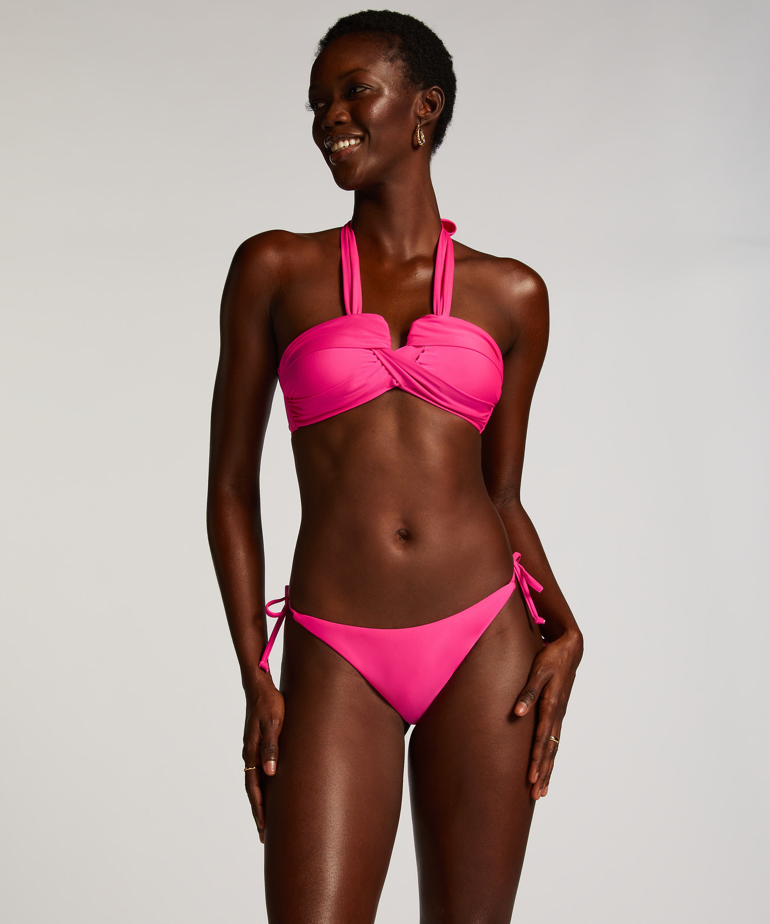 Slip de Bikini String Naples, Rose Slip de Bikini String Naples, Rose