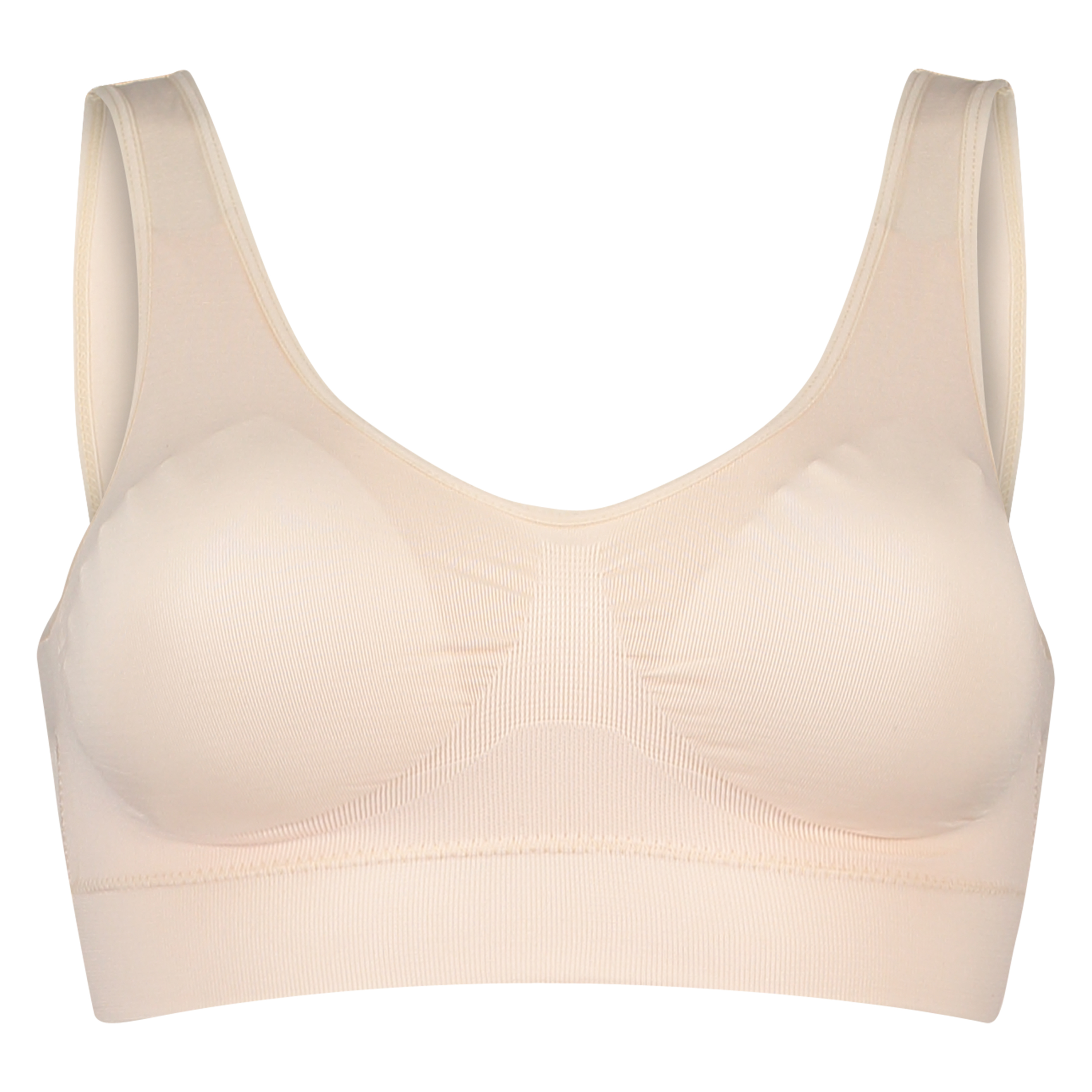 Top basic sans coutures, Beige, main