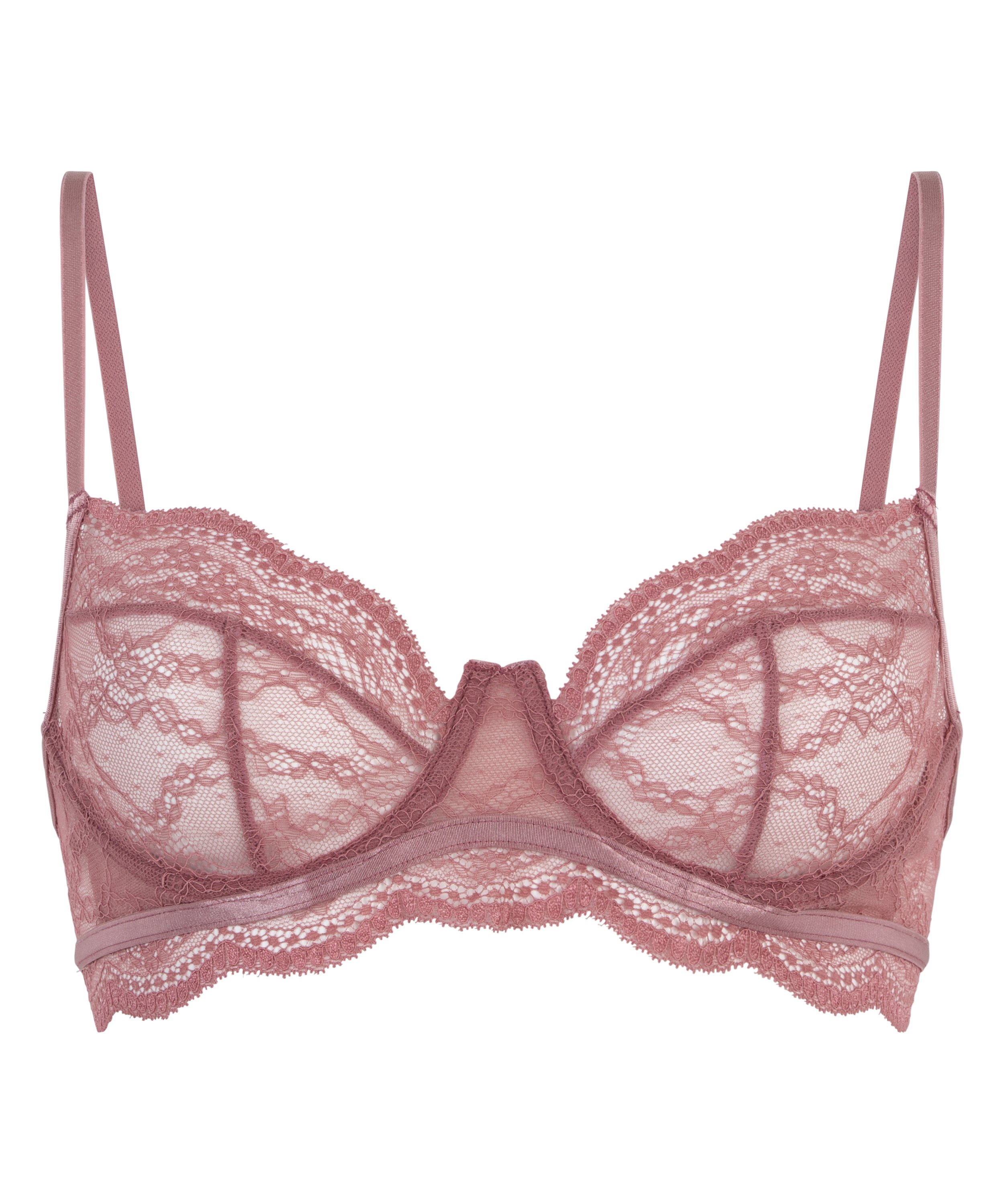 Soutien-gorge non-rembourré à armatures Isabelle, Rose, main