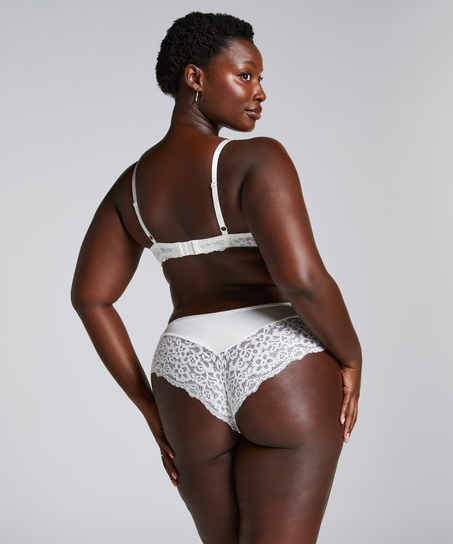 Soutien-gorge à armatures non-préformé Marine, Blanc