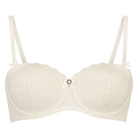 Soutien-gorge à armatures préformé sans bretelles Maya, Blanc