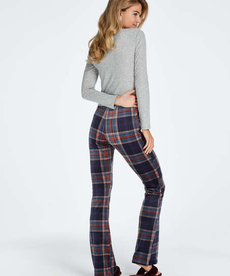 Tall Legging Velours, Bleu