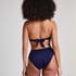 Haut de bikini bandeau Cozumel, Bleu