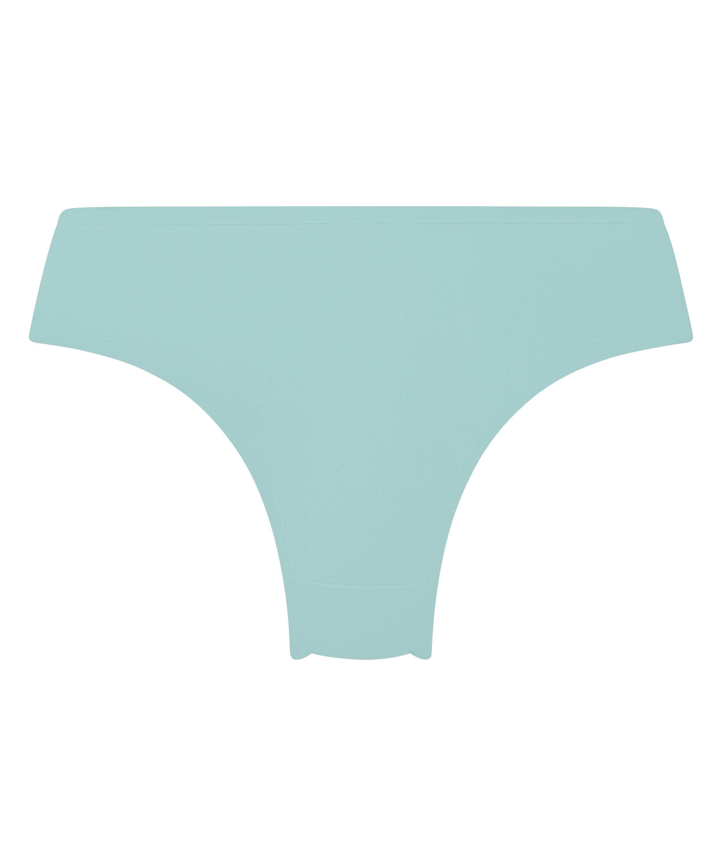 Slip brésilien Invisible Lace Back, Bleu, main